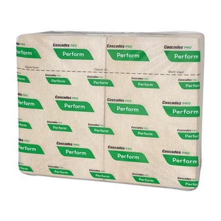 Cascades Pro Cascades, Perform Interfold Napkins, 1-Ply, 6 1/2 X 4 1/4, Natural, 6016PK T411